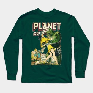 Planet Comics - Comic Book Cover Long Sleeve T-Shirt